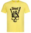 Мужская футболка Slipknot hand skull Лимонный фото