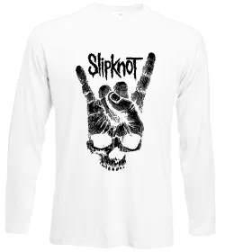 Лонгслив Slipknot logo Белый фото Лонгслив Slipknot logo Белый фото