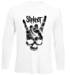 Лонгслів Slipknot hand skull Білий фото