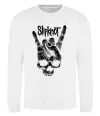 Світшот Slipknot hand skull Білий фото