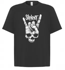 Футболка Оверсайз Slipknot The end so far Чорний фото