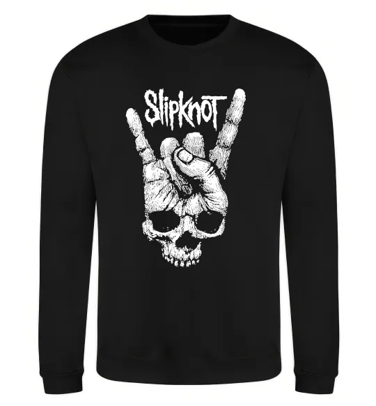 Світшот Slipknot hand skull Чорний фото