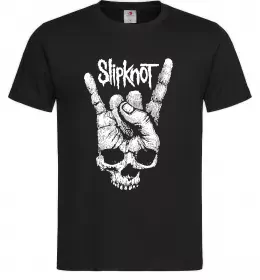Чоловіча футболка Slipknot hand skull Чорний фото