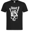Мужская футболка Slipknot hand skull Черный фото