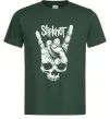 Мужская футболка Slipknot hand skull Темно-зеленый фото