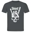 Мужская футболка Slipknot hand skull Графит фото