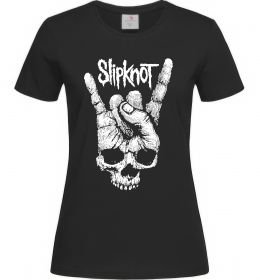 Женская футболка Slipknot hand skull Женская футболка Slipknot hand skull