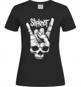 Жіноча футболка Slipknot надпись Блакитний фото