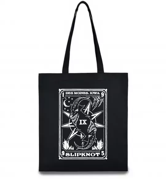 Эко-сумка Slipknot des moines iowa Черный фото
