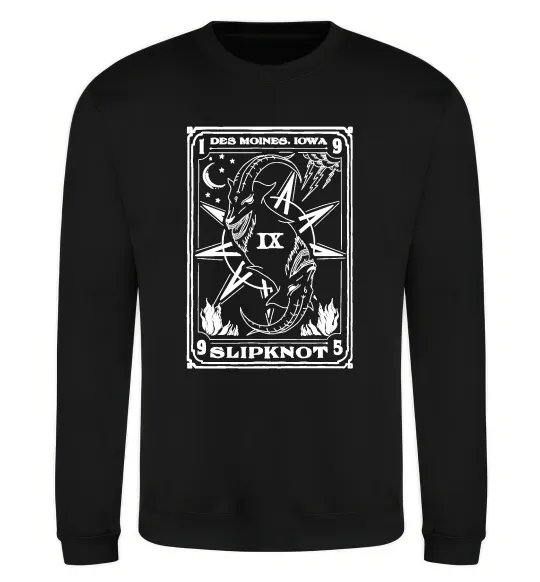 Світшот Slipknot des moines iowa Чорний фото