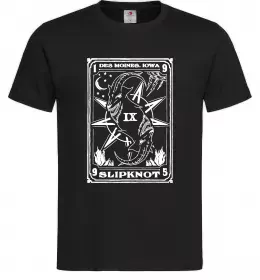Чоловіча футболка Slipknot des moines iowa Чорний фото