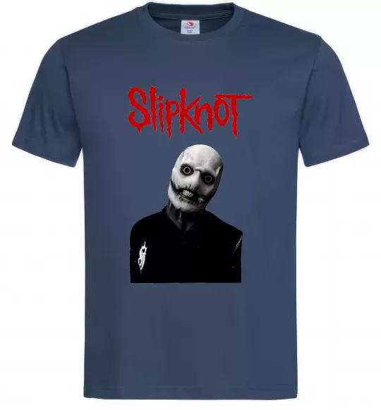Мужская футболка Slipknot Corey Taylor Темно-синий фото
