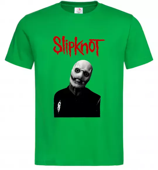 Мужская футболка Slipknot Corey Taylor Зеленый фото