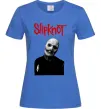 Женская футболка Slipknot Corey Taylor Ярко-синий Женская футболка Slipknot Corey Taylor Ярко-синий фото