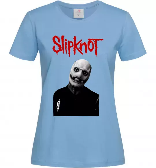 Женская футболка Slipknot Corey Taylor Голубой фото
