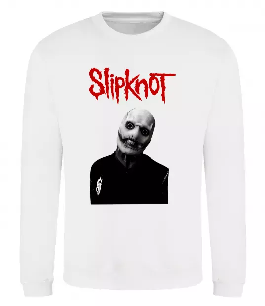 Свитшот Slipknot Corey Taylor Белый фото