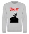 Свитшот Slipknot Corey Taylor Серый меланж фото