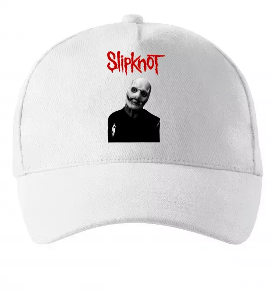 Кепка Slipknot Corey Taylor Білий фото
