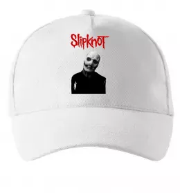 Кепка Slipknot Corey Taylor Білий фото