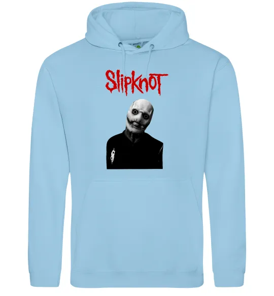 Мужская толстовка (худи) Slipknot Corey Taylor Голубой фото