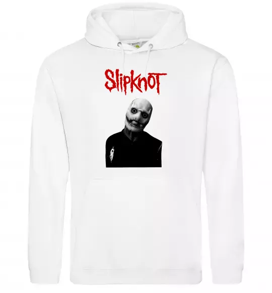 Женская толстовка (худи) Slipknot Corey Taylor Белый фото
