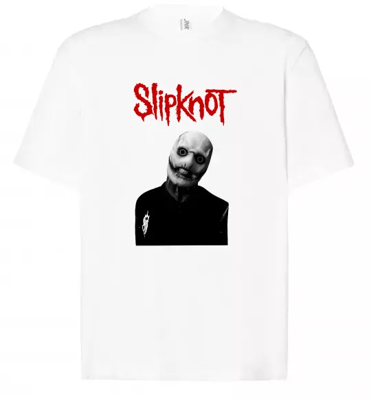 Футболка Оверсайз Slipknot Corey Taylor Білий фото