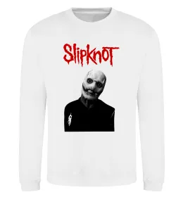 Світшот Slipknot Corey Taylor Білий фото