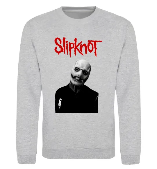 Світшот Slipknot Corey Taylor Сірий меланж фото