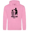 Мужская толстовка (худи) Slipknot people=shit Розовый фото