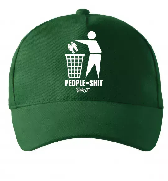 Кепка Slipknot people=shit Темно-зеленый фото