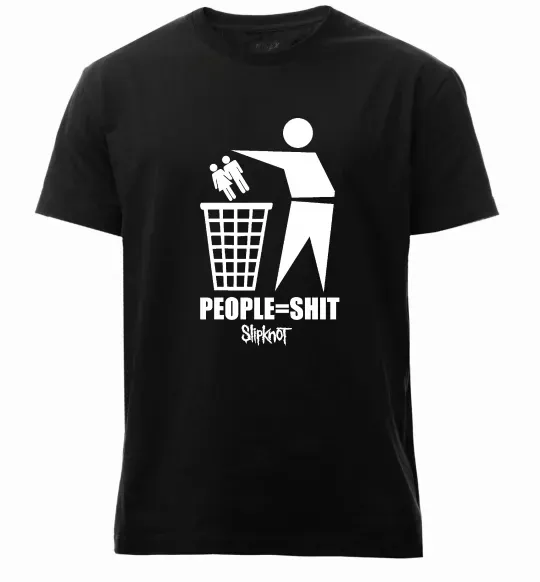 Мужская премиум футболка Slipknot people=shit Черный фото