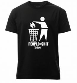 Чоловіча преміум футболка Slipknot people=shit