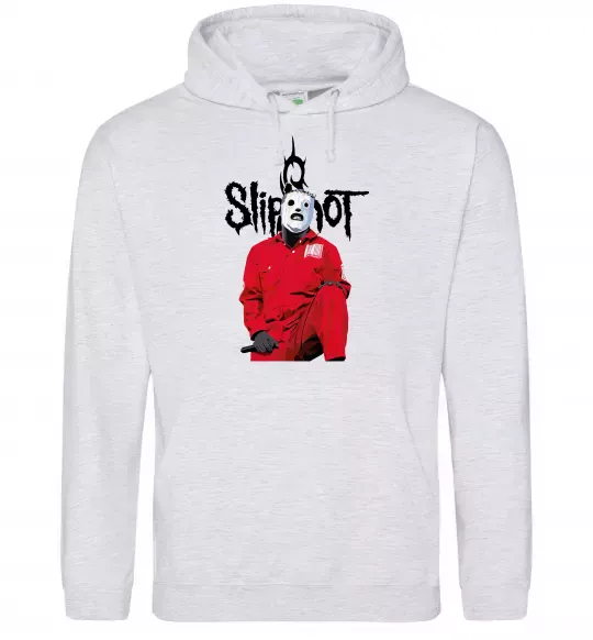 Женская толстовка (худи) Corey Taylor Серый меланж фото