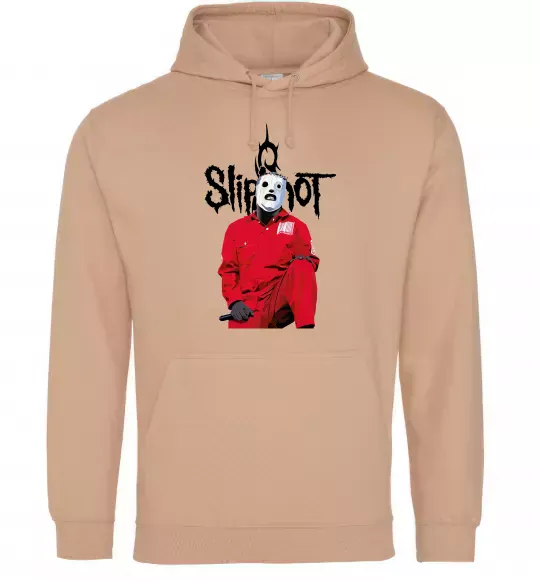 Женская толстовка (худи) Corey Taylor Песочный фото