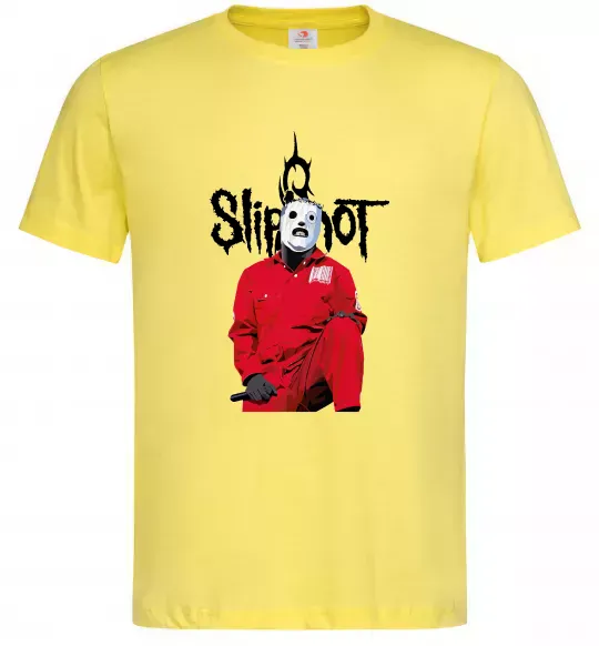 Чоловіча футболка Corey Taylor Лимонний фото