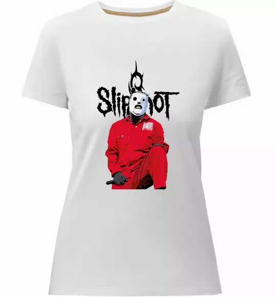 Женская премиум футболка Corey Taylor Белый фото