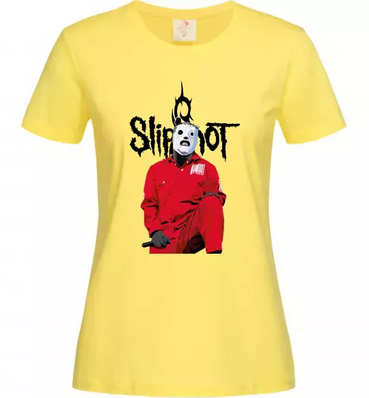 Жіноча футболка Corey Taylor Лимонний фото