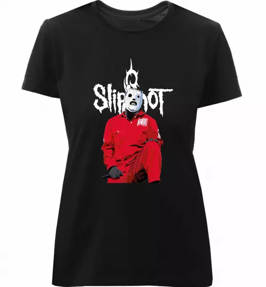 Женская премиум футболка Corey Taylor Черный фото