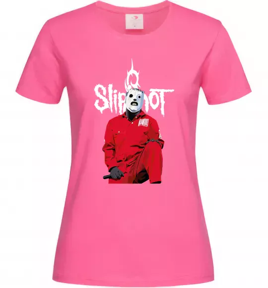 Жіноча футболка Corey Taylor Яскраво-рожевий фото