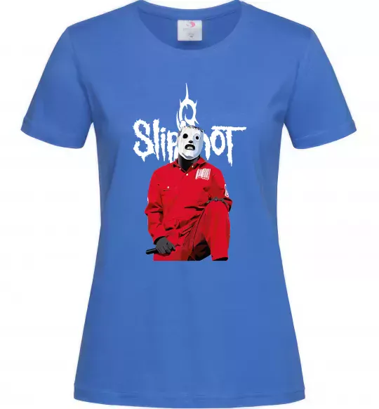 Жіноча футболка Corey Taylor Яскраво-синій фото