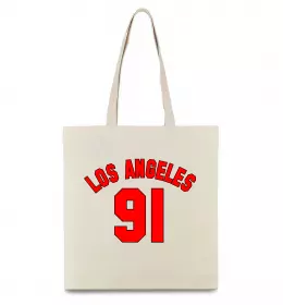 Эко-сумка LA Бежевый фото