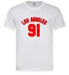 Мужская футболка Los Angeles number Белый фото
