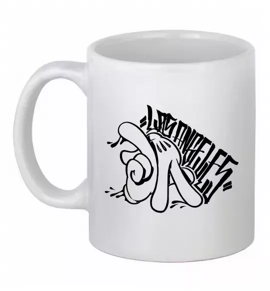 Чашка керамическая Los Angeles Mickey Mouse Белый фото