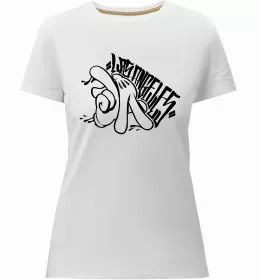 Женская премиум футболка Los Angeles Golden City Белый фото