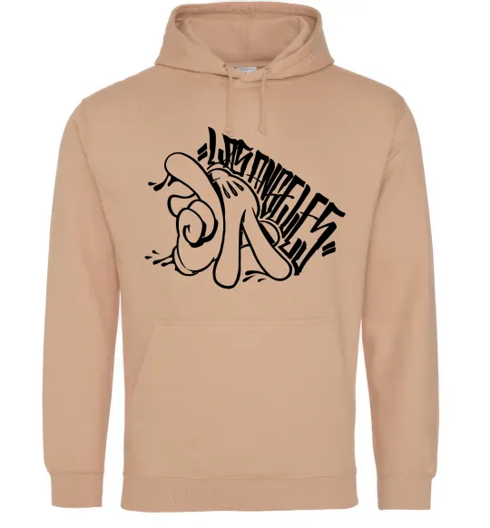 Жіноча толстовка (худі) Los Angeles Mickey Mouse Пісочний фото