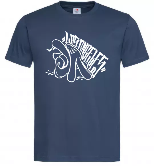 Мужская футболка Los Angeles Mickey Mouse Темно-синий фото