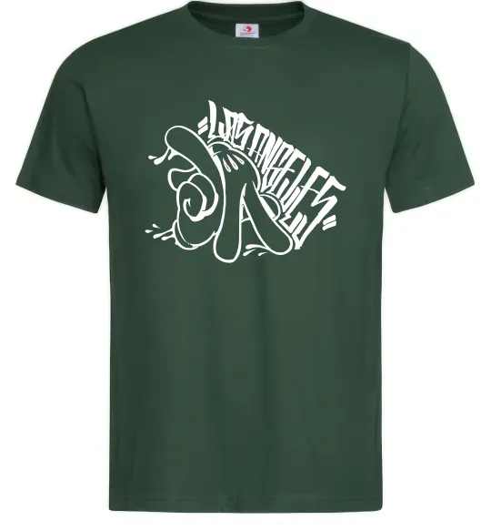 Мужская футболка Los Angeles Mickey Mouse Темно-зеленый фото