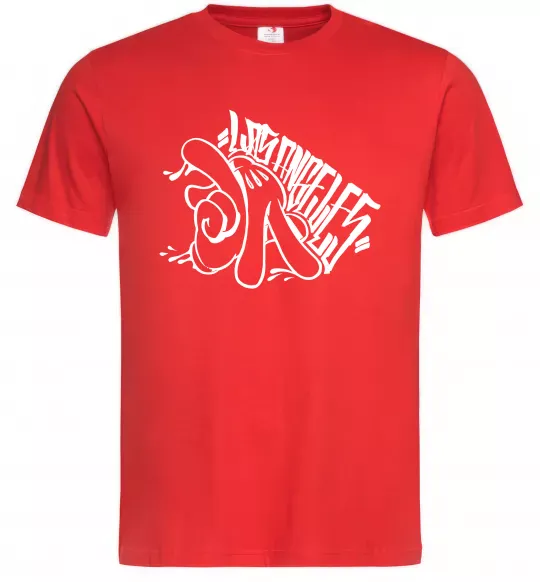 Мужская футболка Los Angeles Mickey Mouse Красный фото