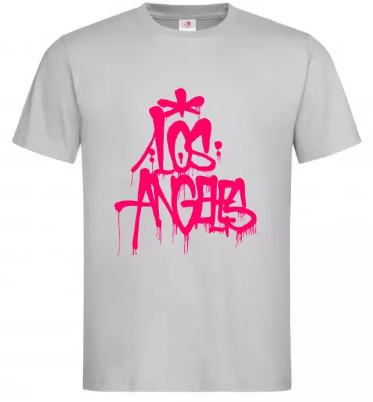 Чоловіча футболка Los Angeles Grafity Сірий фото