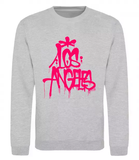 Світшот Los Angeles Grafity Сірий меланж фото
